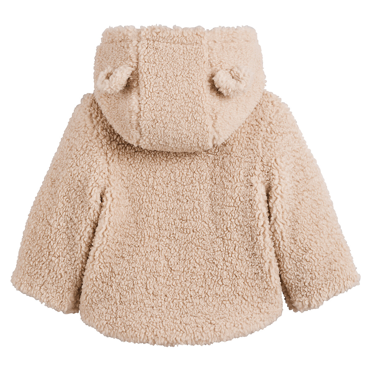 Manteau chaud à capuche en sherpa doublé polaire marron, LA REDOUTE COLLECTIONS