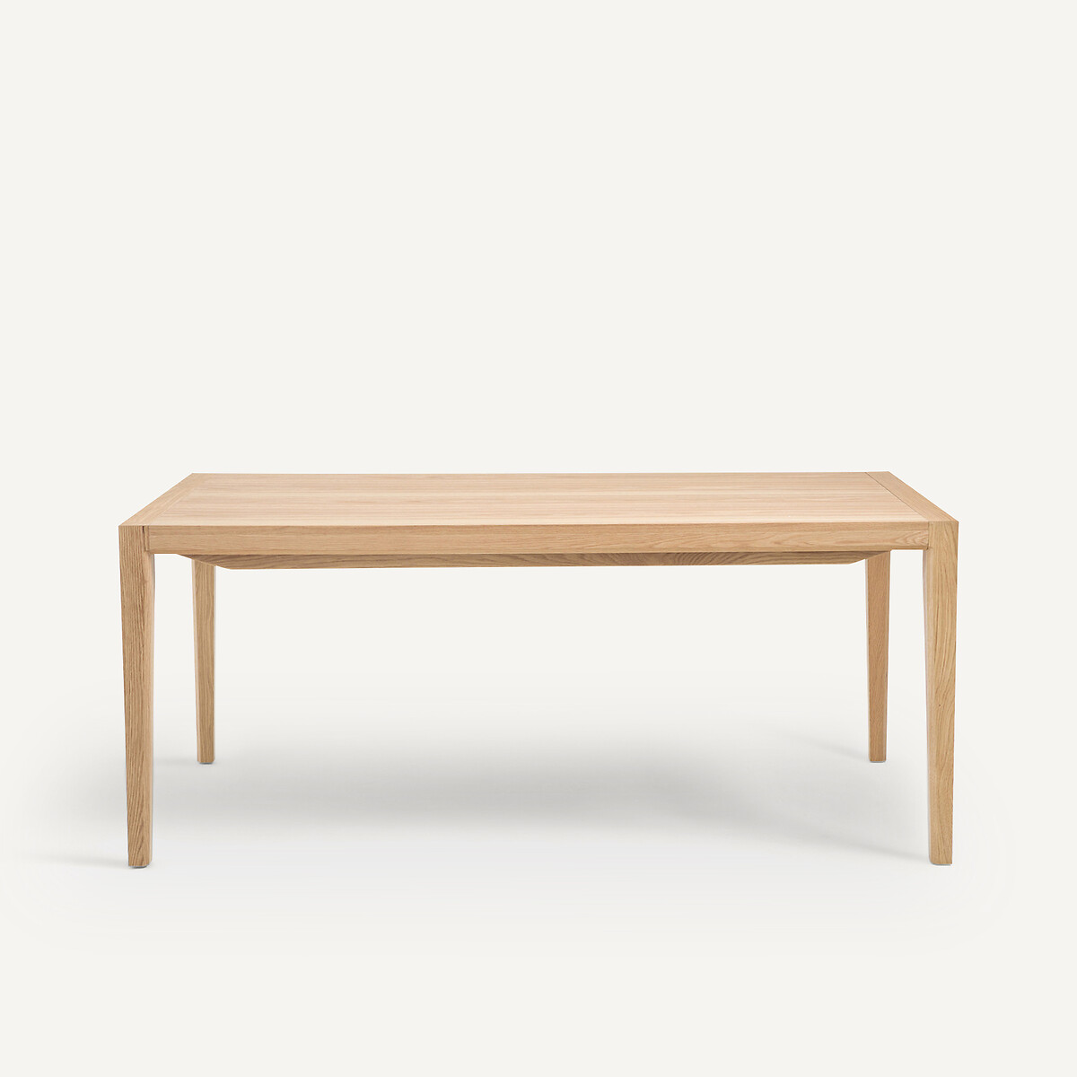 Table à allonges, en chêne massif et plaqué chêne, 8 à 12 couverts, NIZOU chêne naturel, EMMANUEL GALLINA X AM.PM