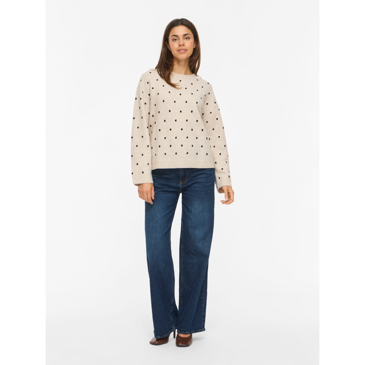 Pull En Maille gris - birch1, VILA