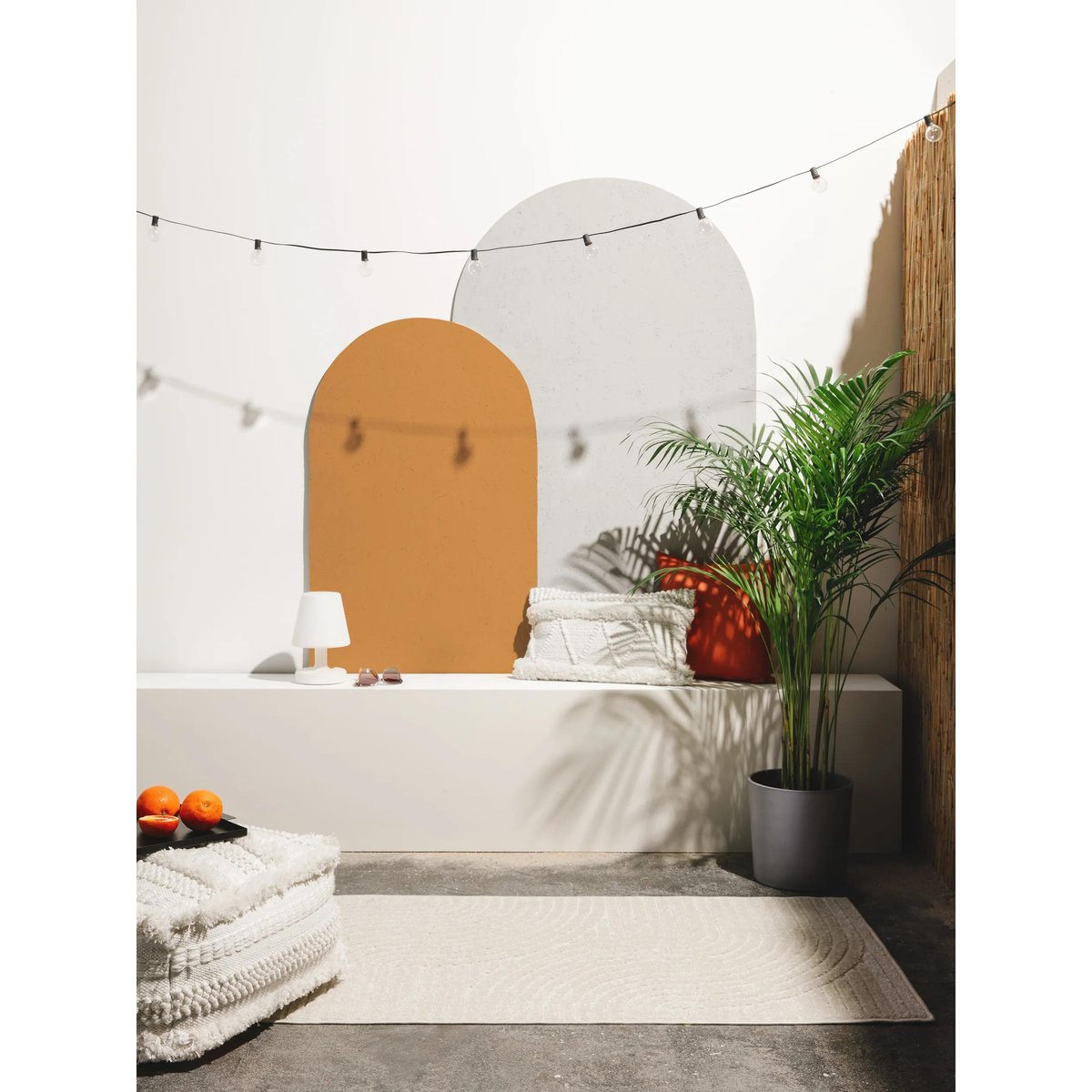 Tapis de couloir extérieur & intérieur MARS crème, BENUTA