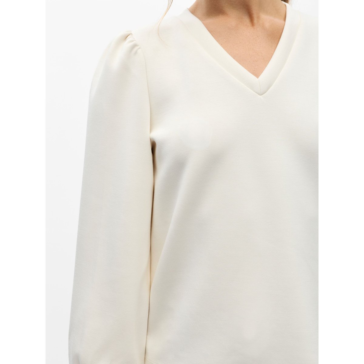 Pullover white sand, OBJECT