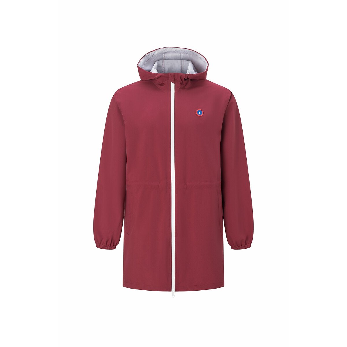 Coupe-vent zippé mi-long AMELOT cerise, FLOTTE