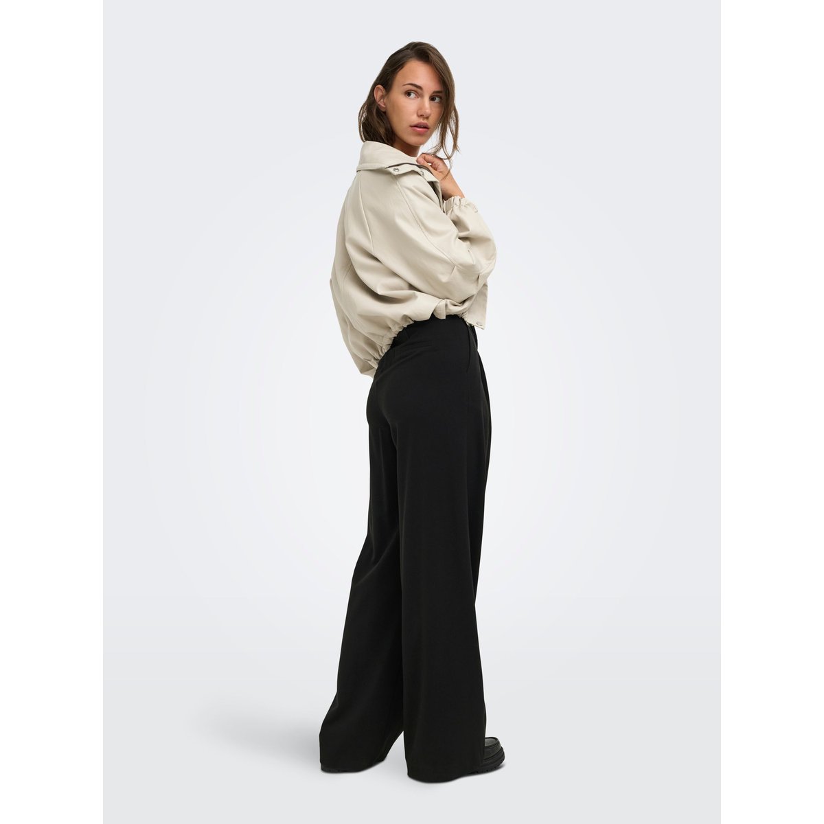 Pantalon À Jambe Large noire - black, ONLY