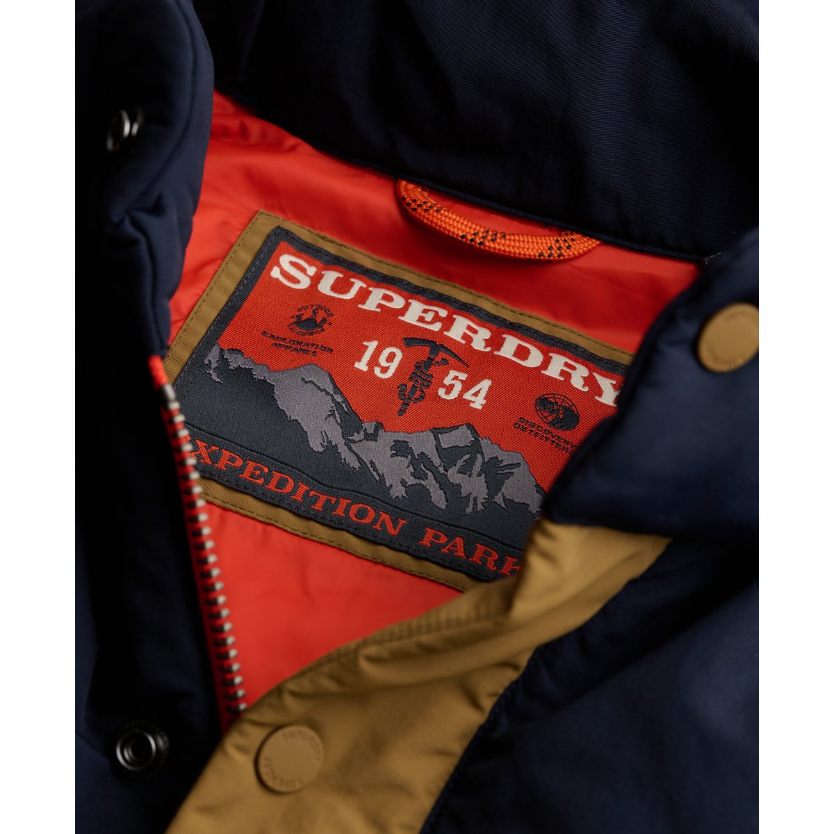 Doudoune Everest Colour Block doré dull, SUPERDRY