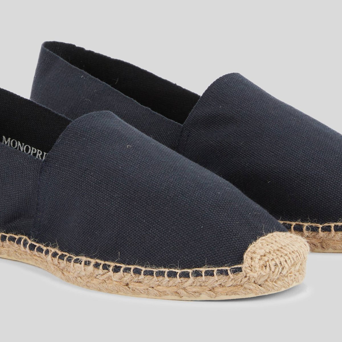 Espadrilles en toile marine, MONOPRIX