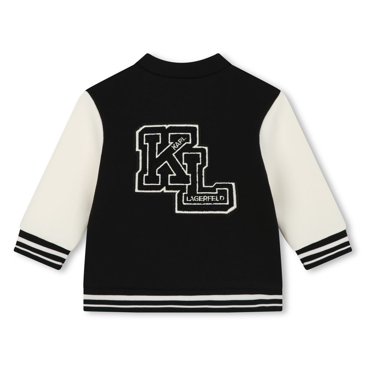 Ensemble 3 pièces jogging ecru noir, KARL LAGERFELD KIDS