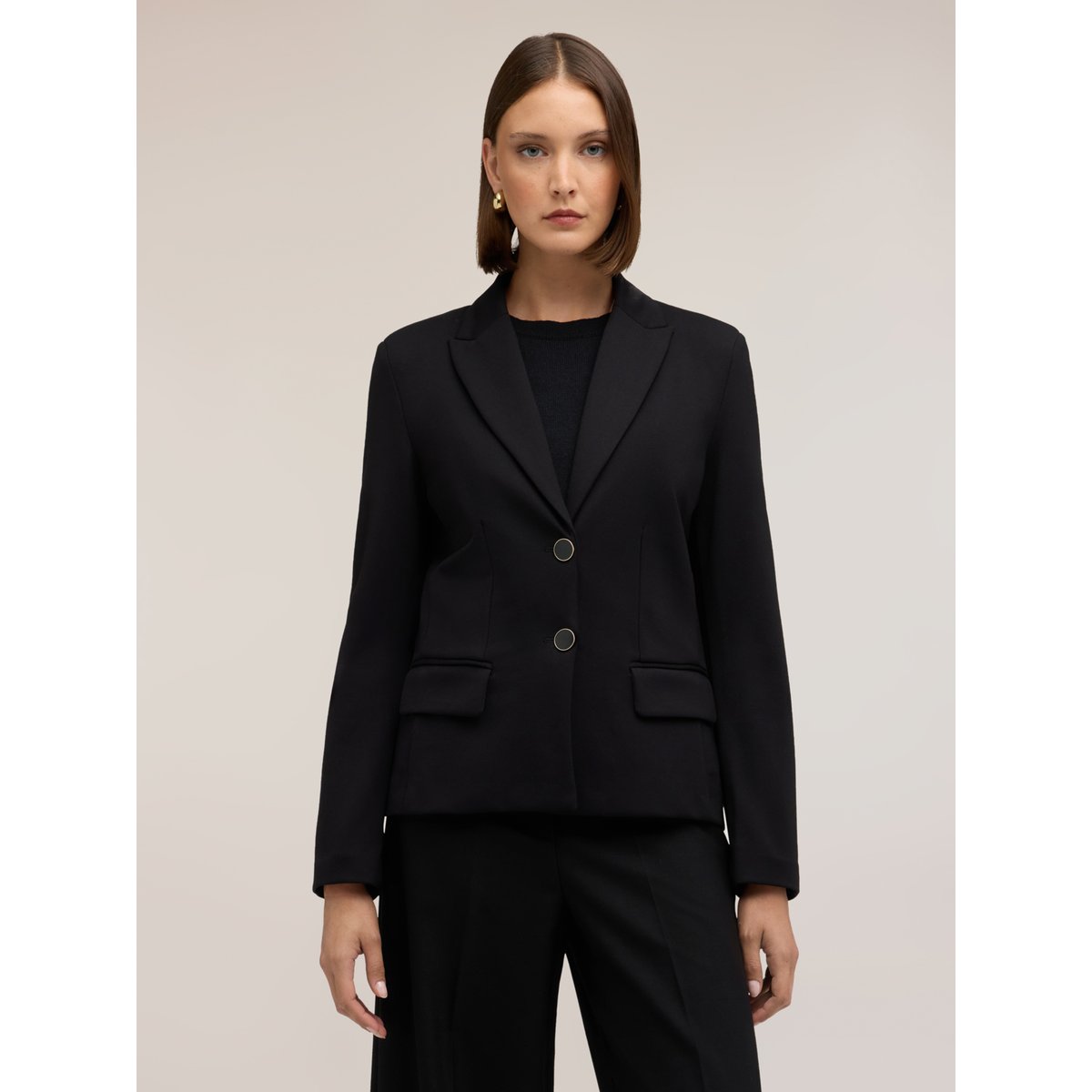 Veste à simple boutonnage noir, MOTIVI