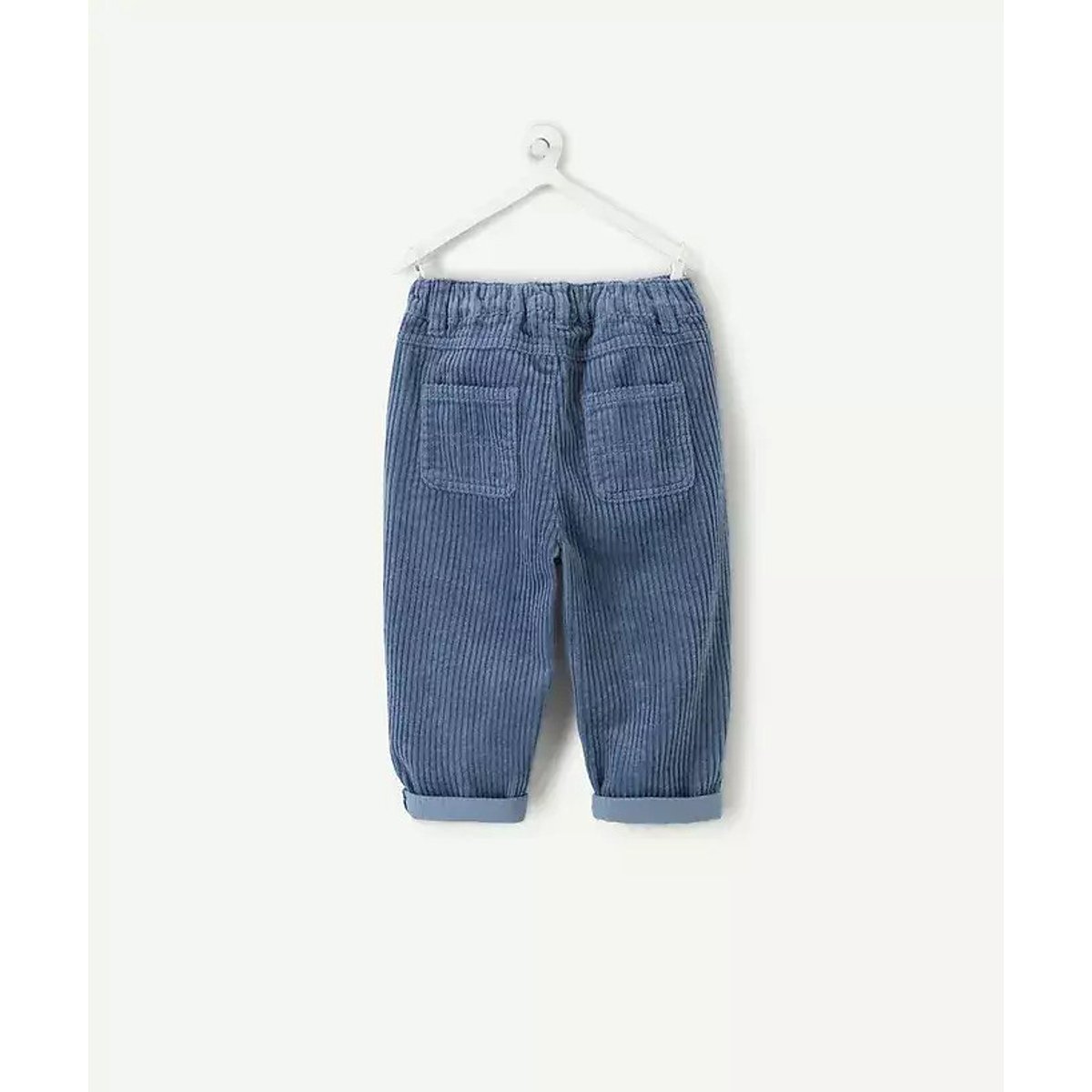 Pantalón recto de pana azul , TAPE A L'OEIL