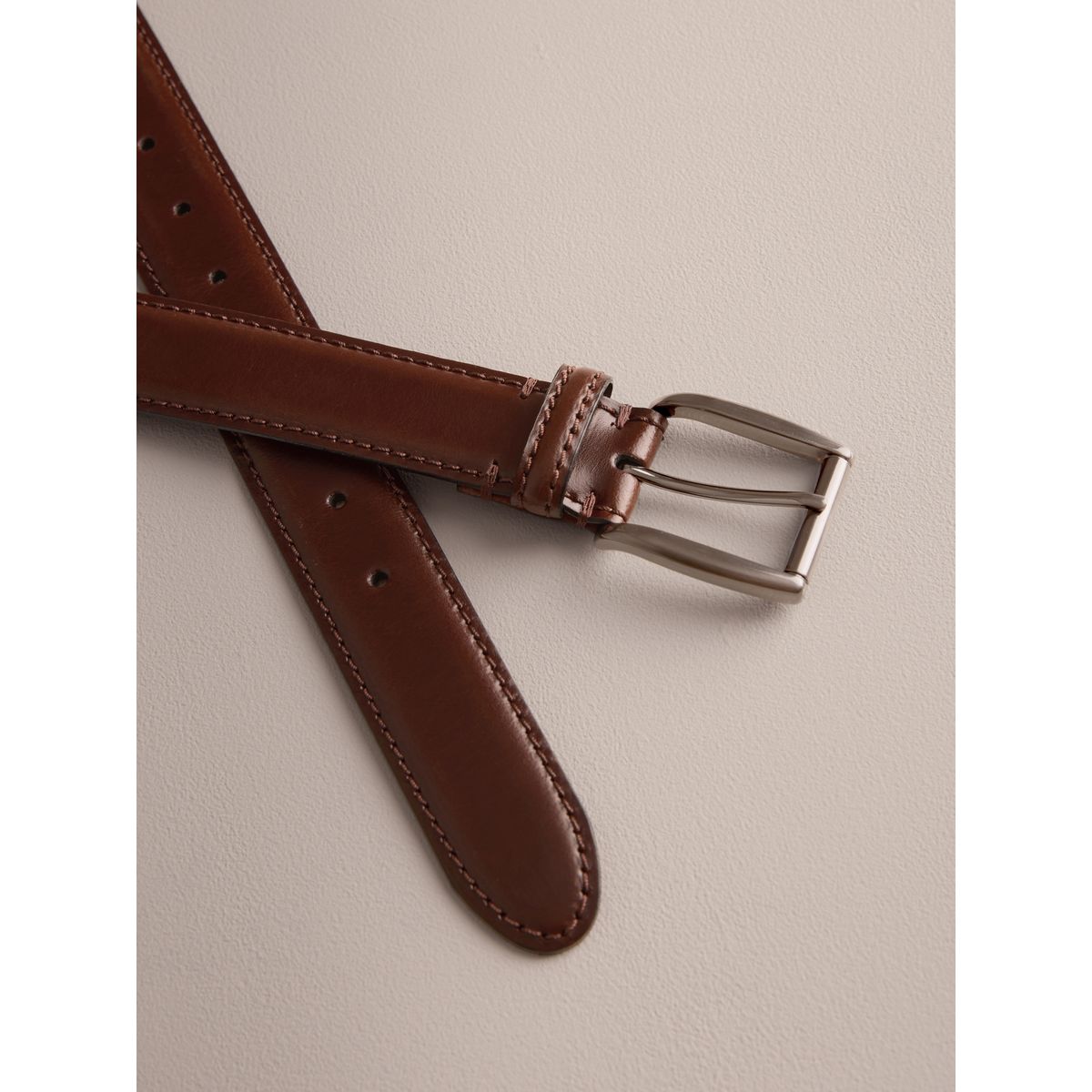 Ceinture fabriquée en italie Signature marron chocolat, NEXT