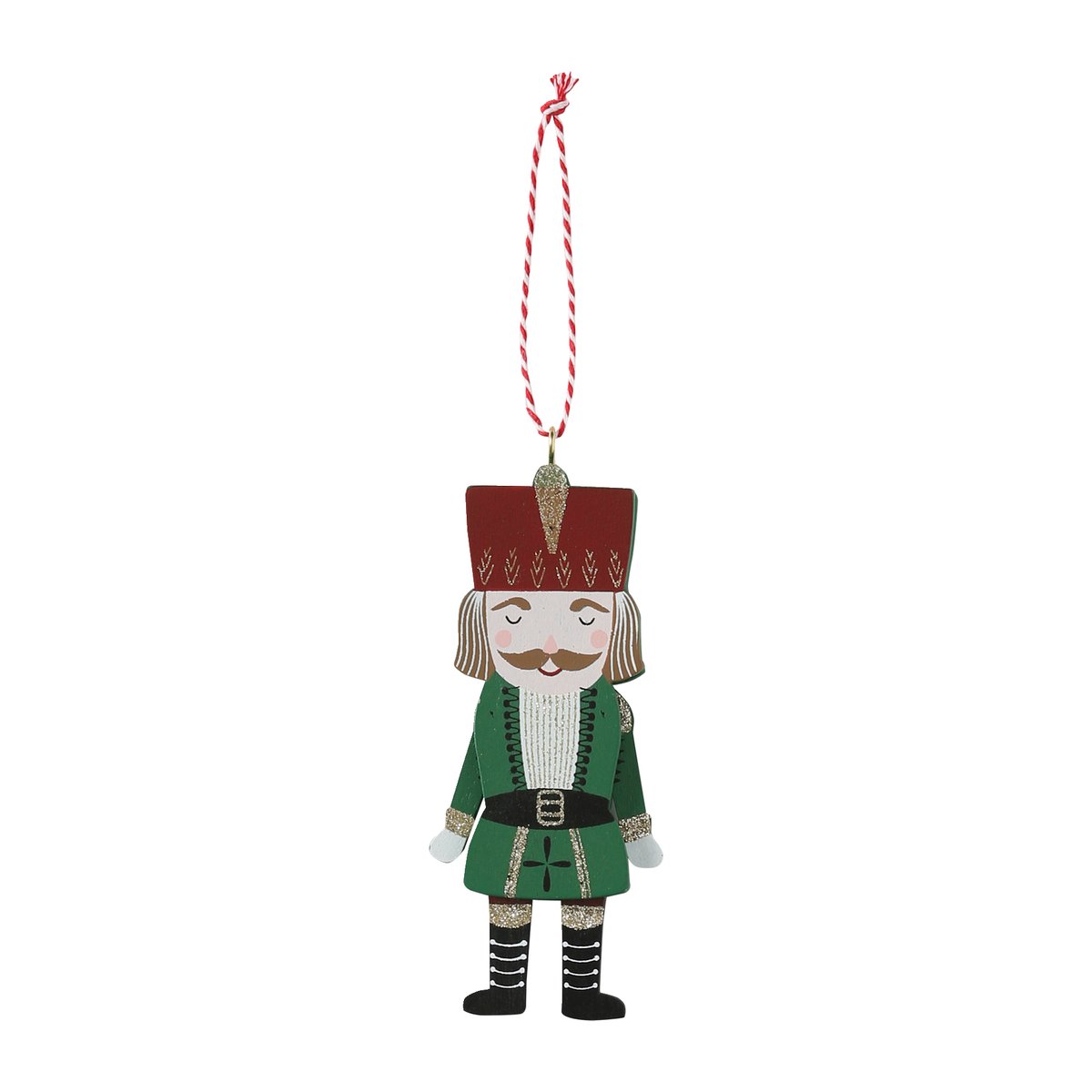 Lot de 2 pantins en bois Casse-noisette vert, VERTBAUDET