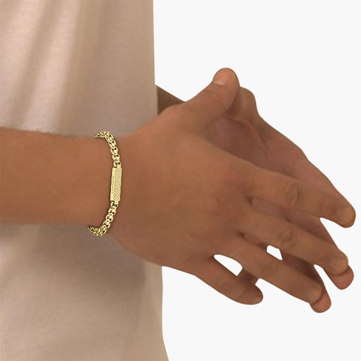 Bracelet L'essentiel doré, LACOSTE