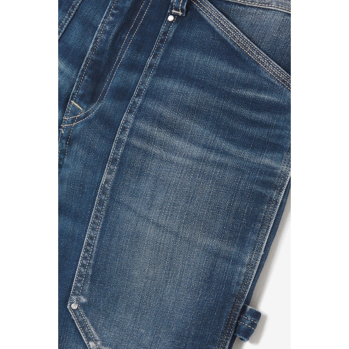 Jeans loose, large 400/60 girlfriend , 7/8ème blue, LE TEMPS DES CERISES