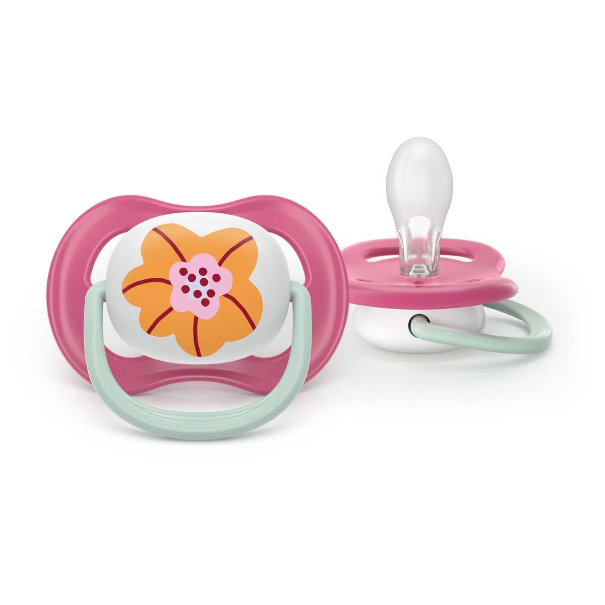 Lot de 2 sucettes Ultra Air 6-18 mois SCF080/28 couleur unique, PHILIPS AVENT