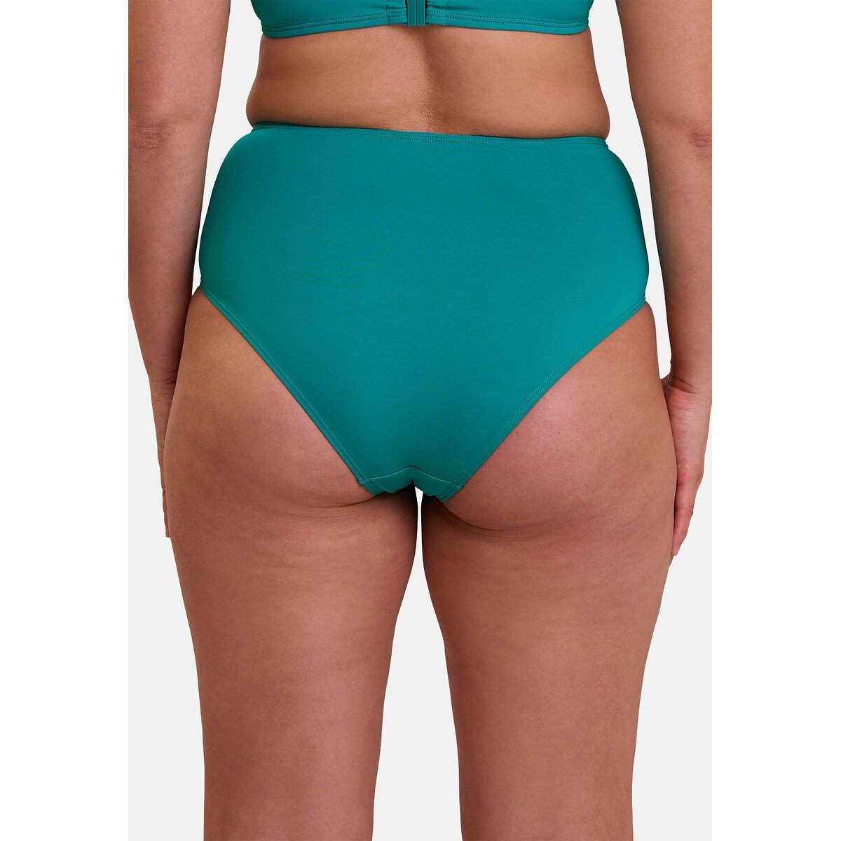 Culotte de bain taille haute Moorea bleu vert, SANS COMPLEXE