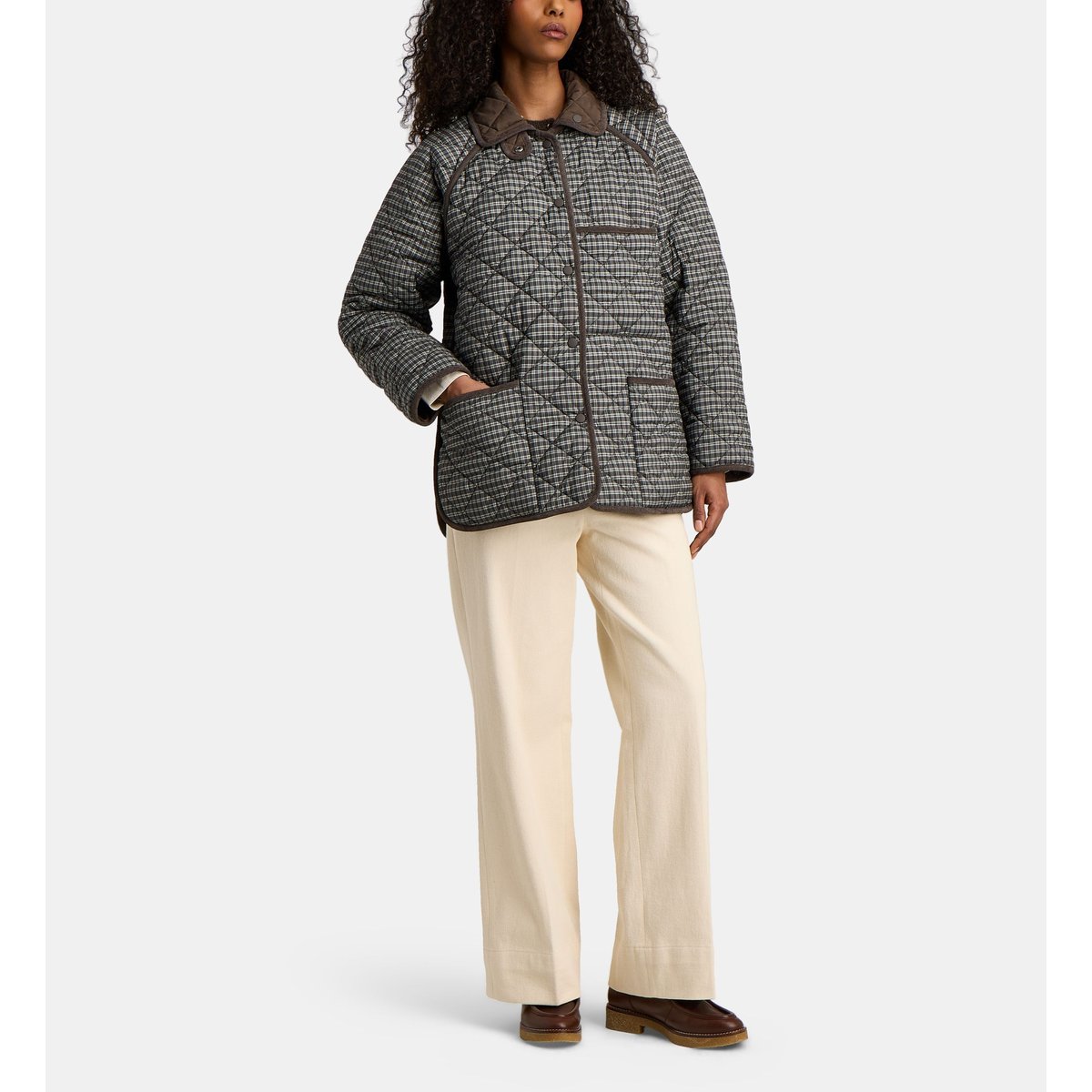 Parka neji matelassée réversible marron, JODHPUR