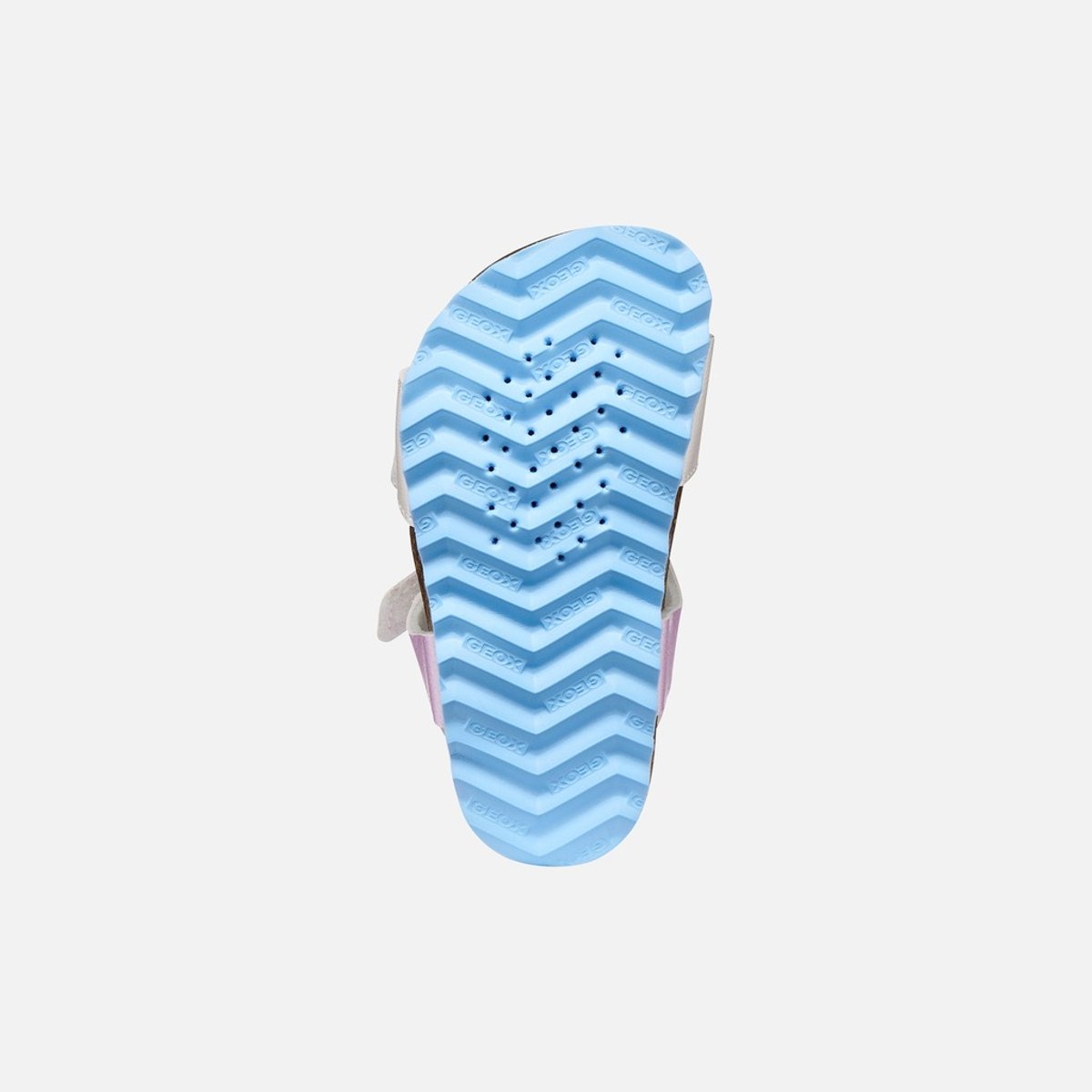 Sandales B SANDAL CHALKI argent/bleu ciel, GEOX