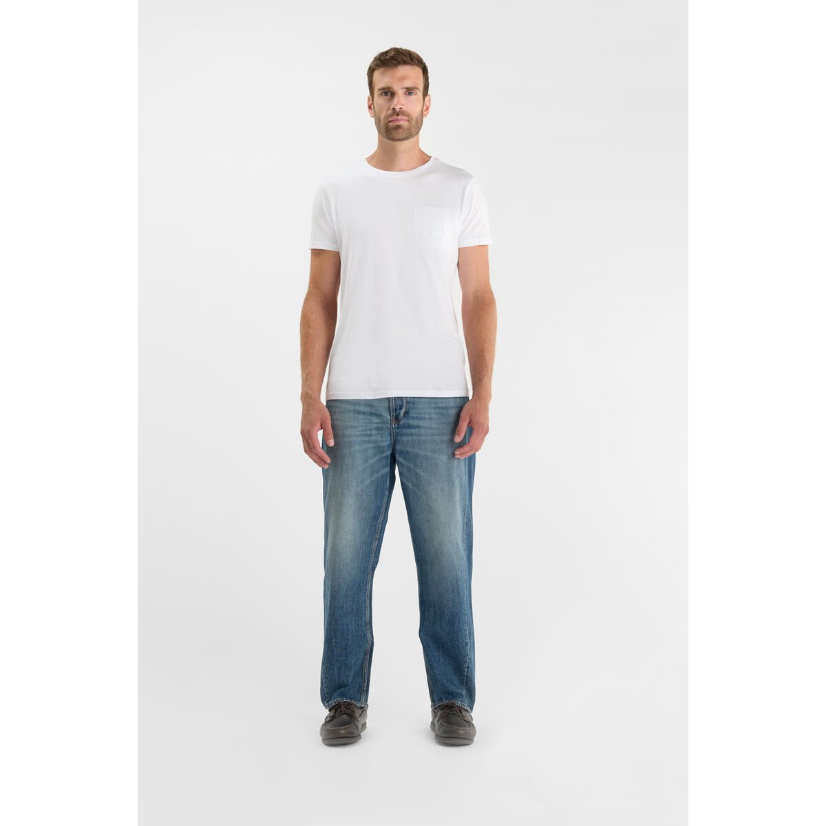 Jeans loose, large loose, longueur 34 blue, LE TEMPS DES CERISES