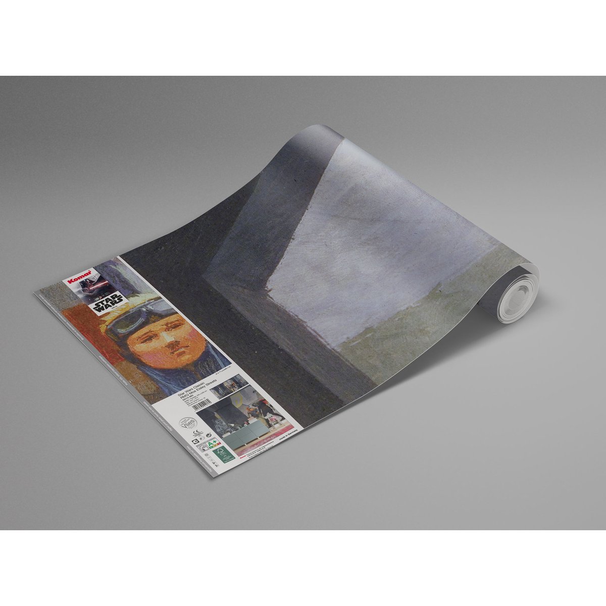 Papier peint Komar - Star Wars Classic RMQ Mos Eisley Streets - 500 x 250 cm gris, HEXOA