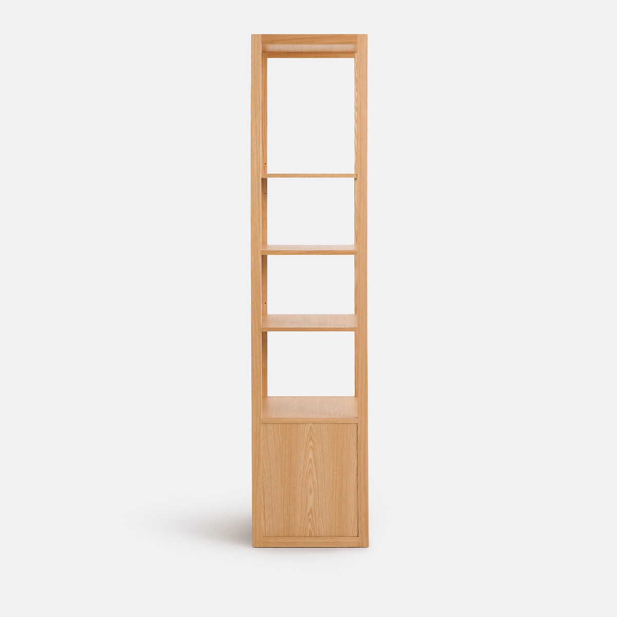 Libreria impiallacciata in rovere, 1 anta, SENSSIA color quercia, LA REDOUTE INTERIEURS