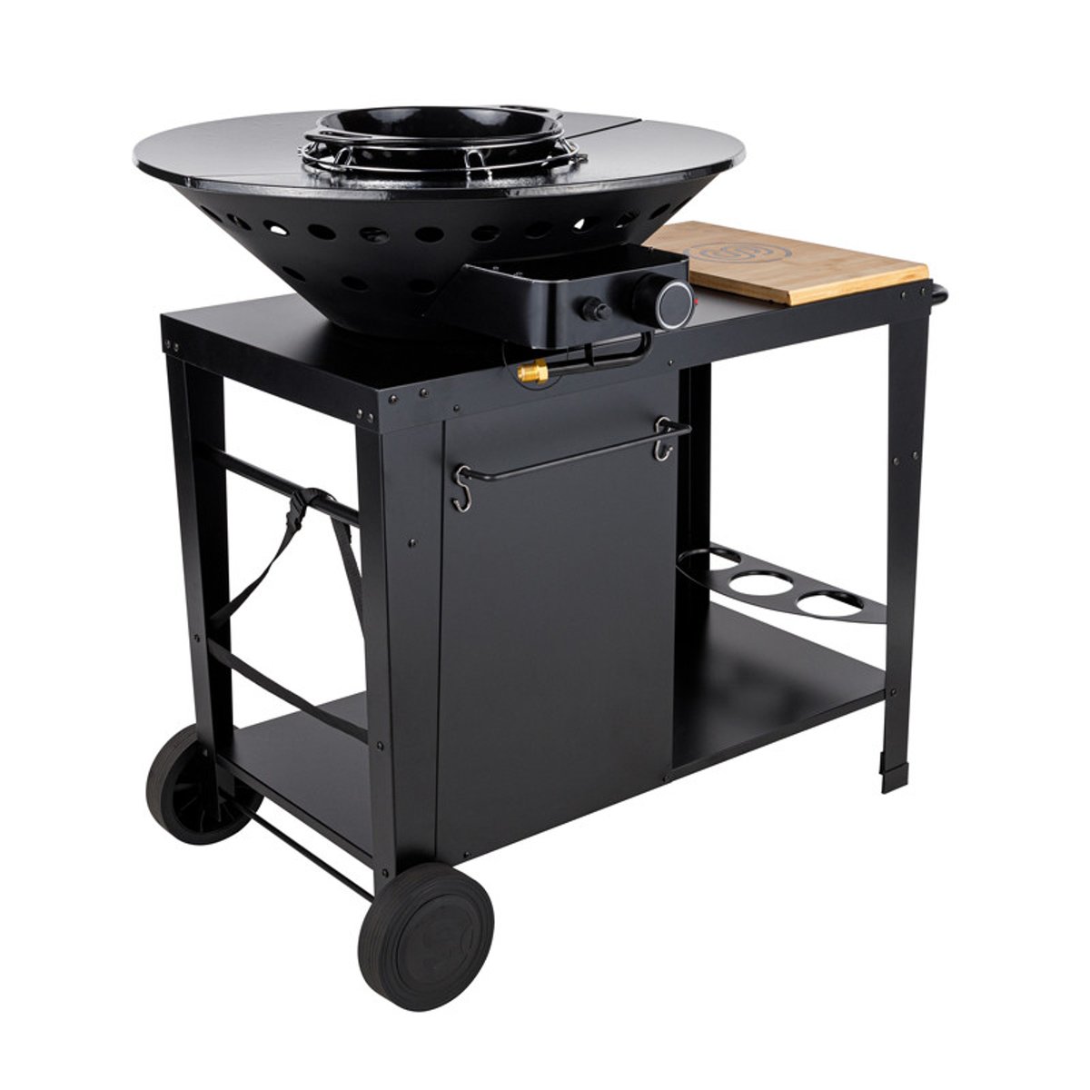 Brasero de cuisson au gaz noir, noir, noir, SOMAGIC