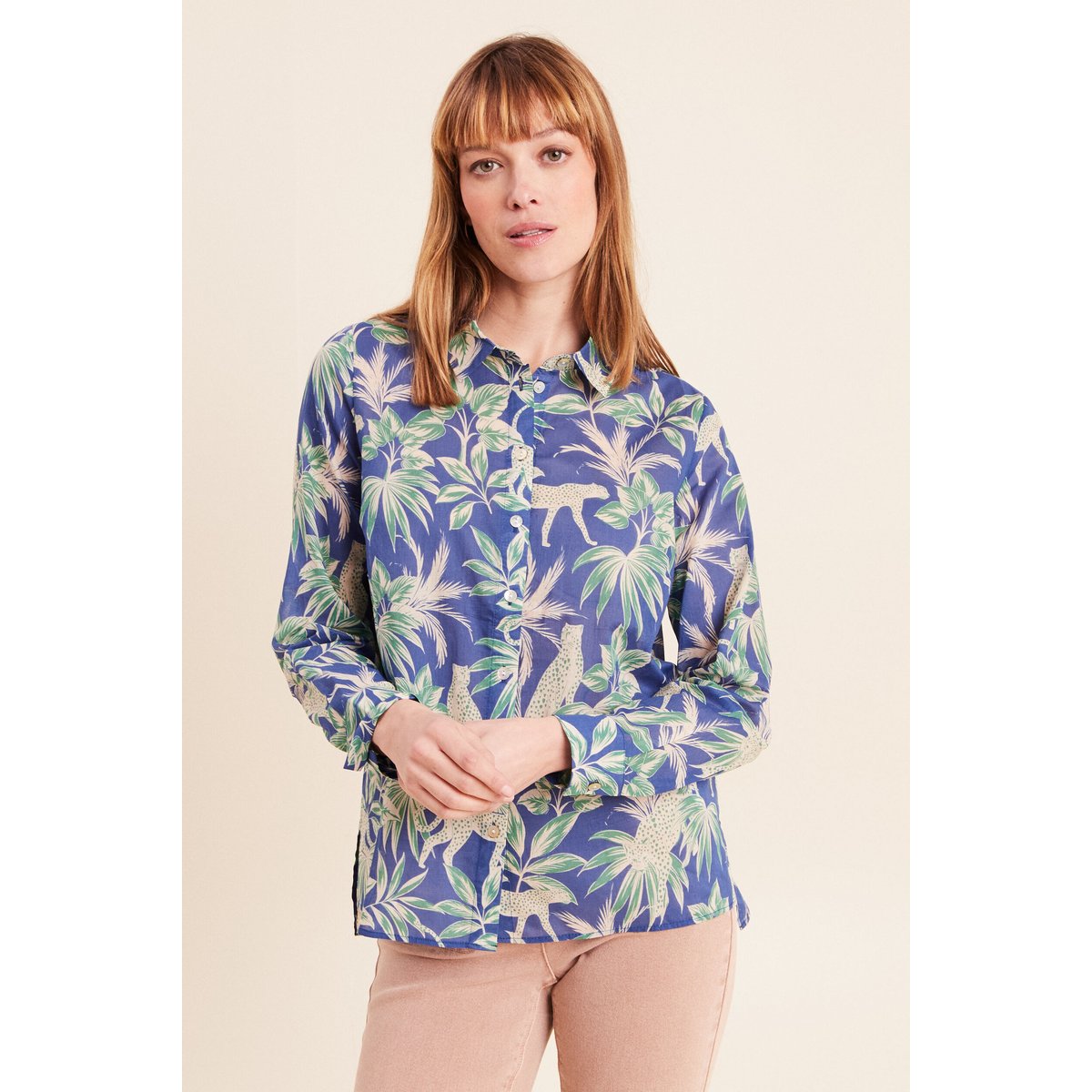 Chemise manches longues bleu, BREAL