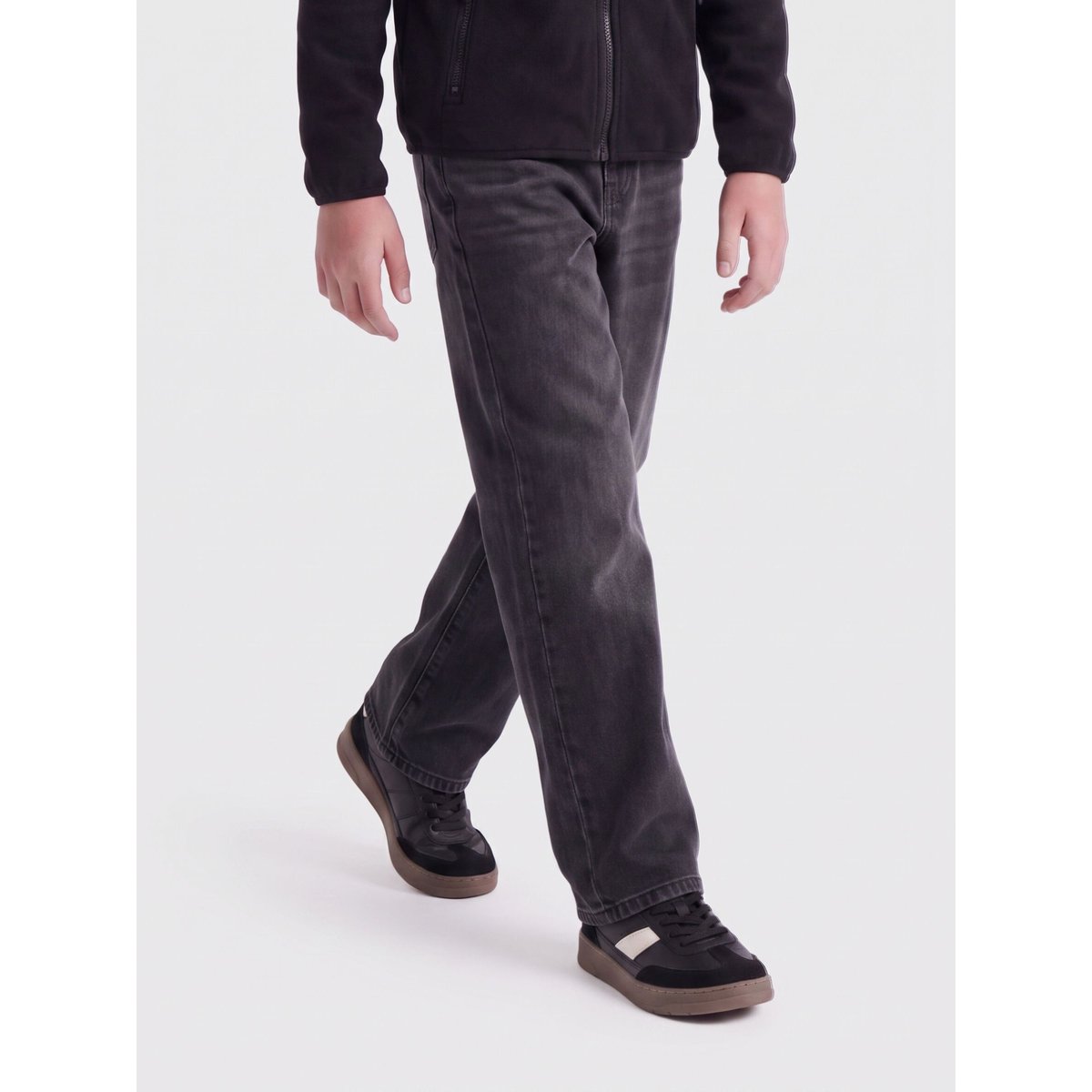 Jean À Coupe Ample washed black, ONLY & SONS JUNIOR