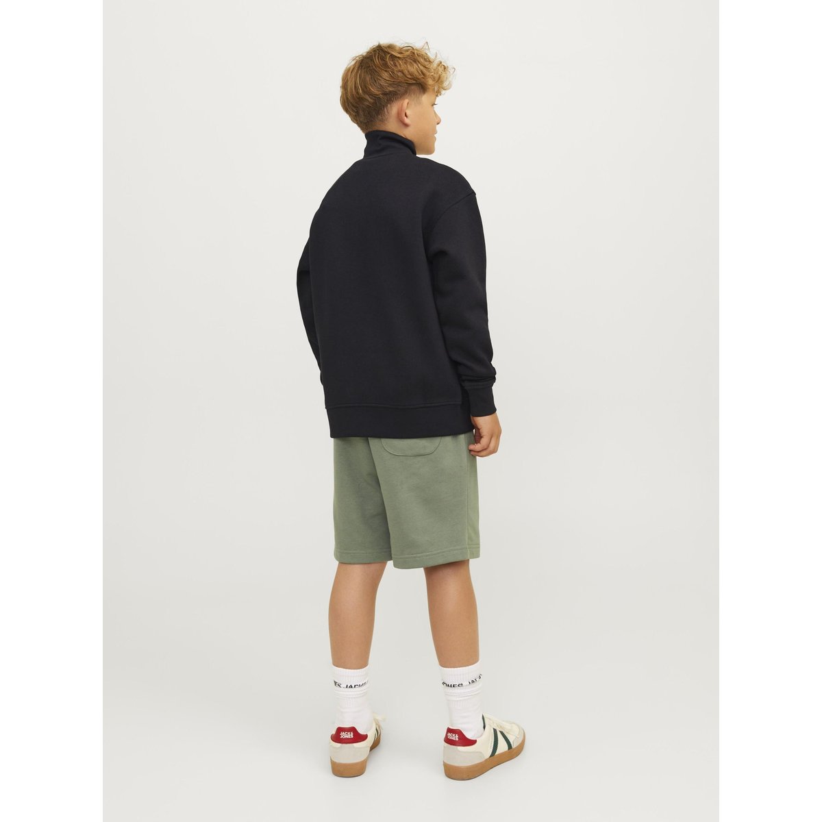 Sweat À Fermeture Éclair noire - black, JACK & JONES JUNIOR