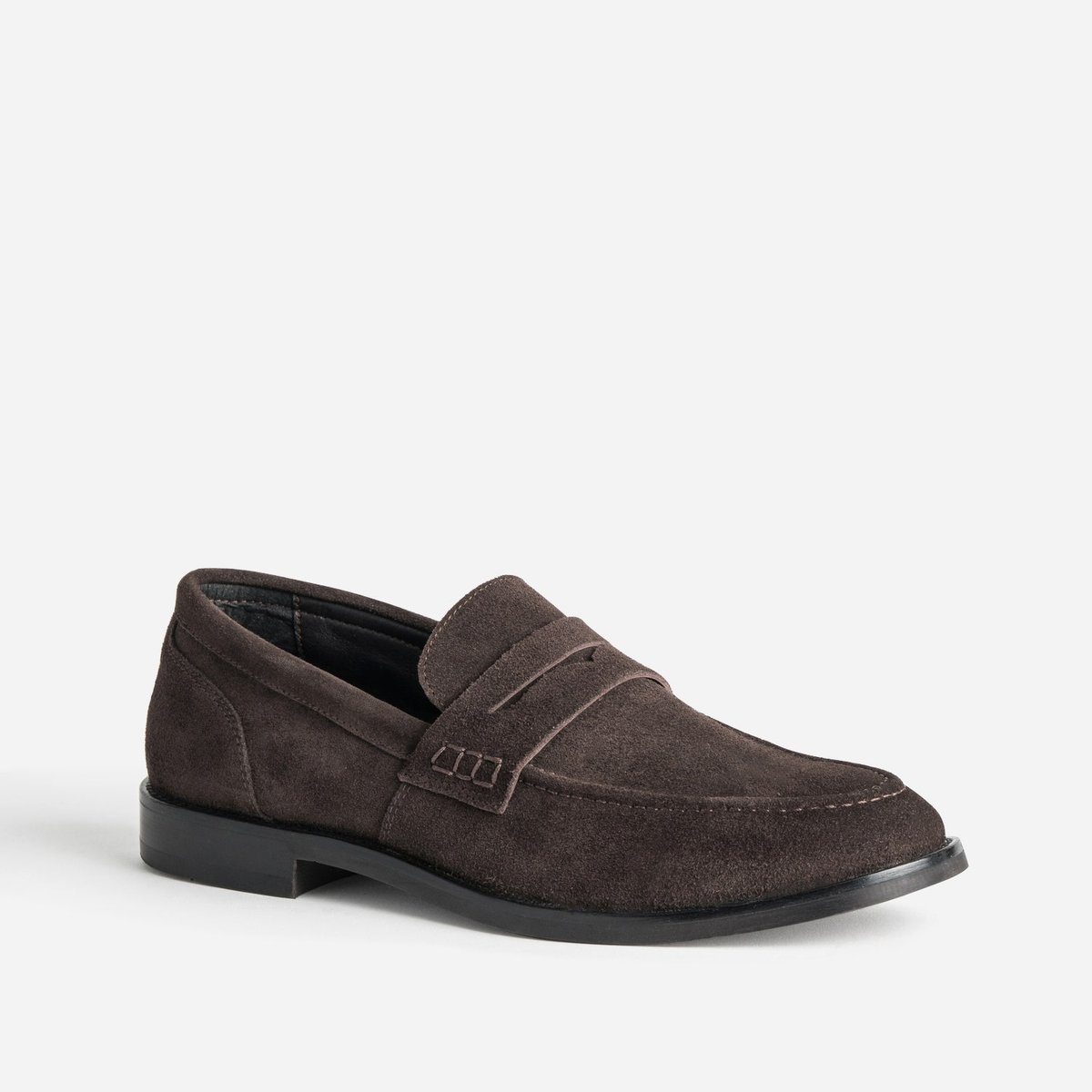 Derby en cuir GERVAIS marron fonce, ERAM