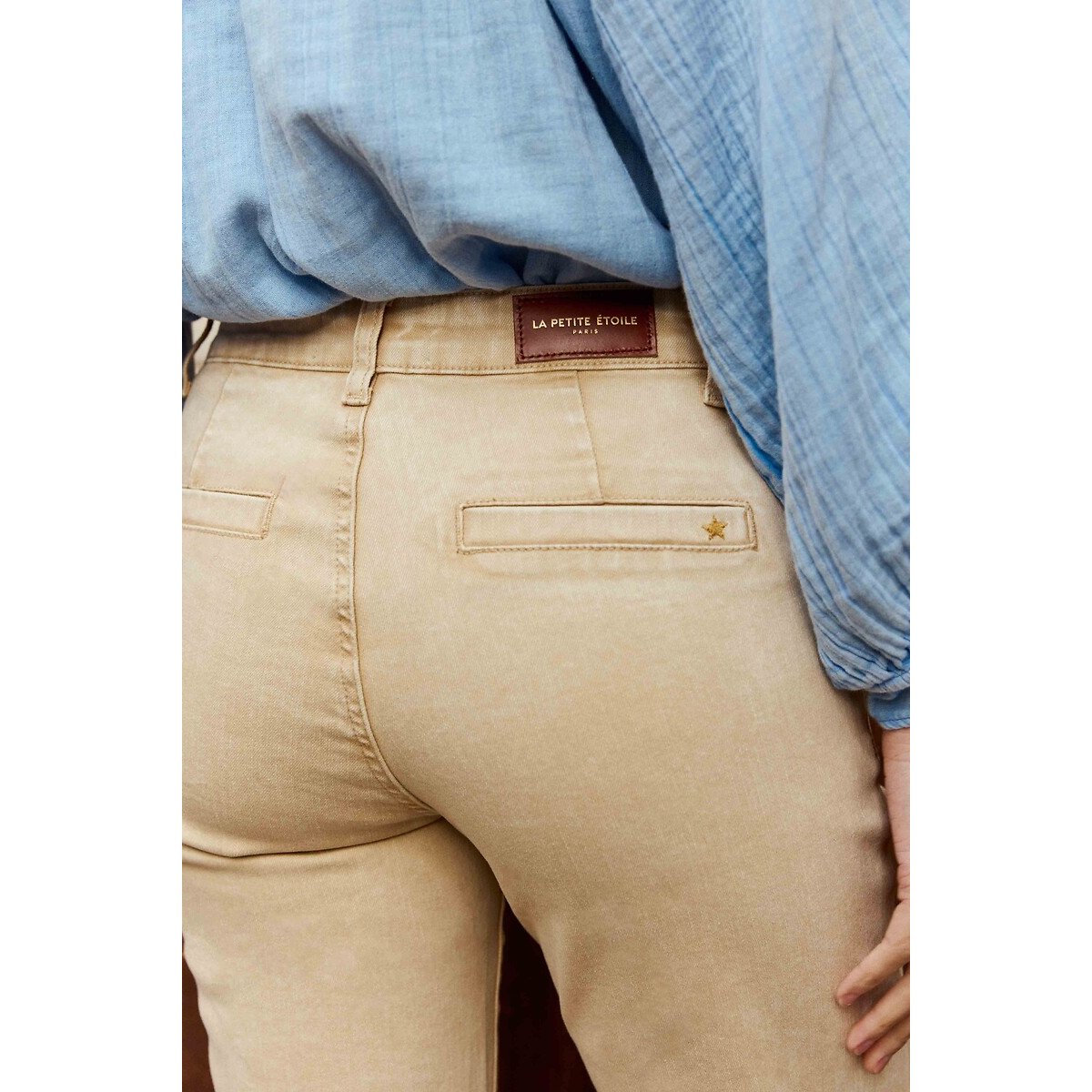 Jeans flare lavati, SONNY beige, LA PETITE ETOILE