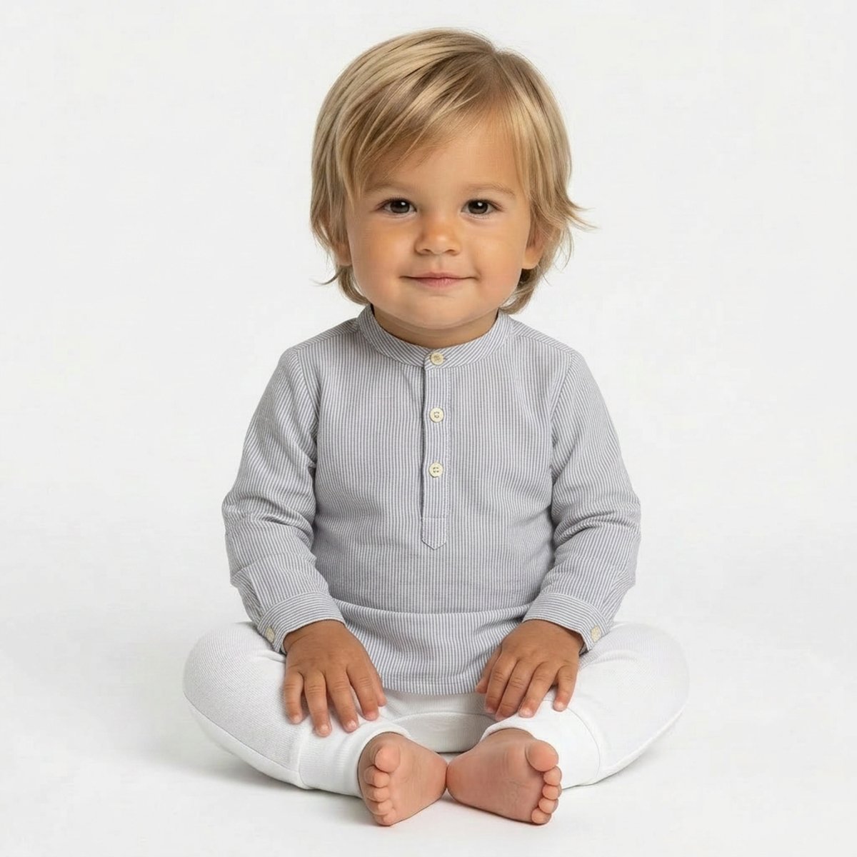 Chemise bébé - Très bon état bleu, BONPOINT