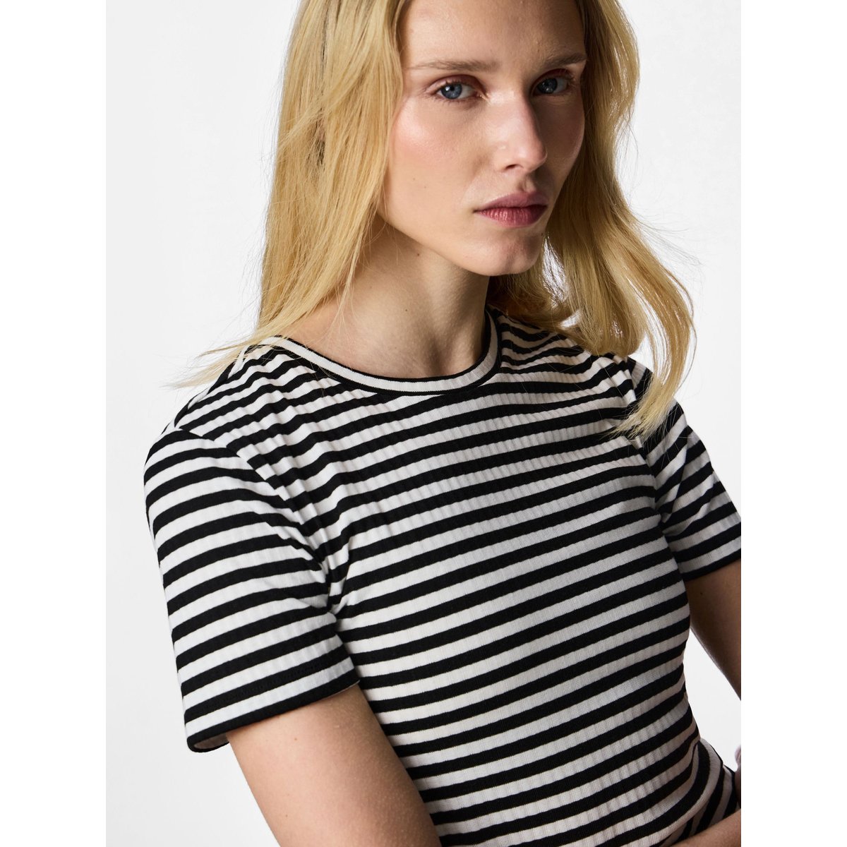 T-Shirt noir - black, PIECES