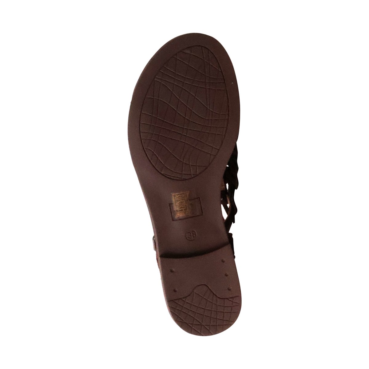 Sandales Plates à Brides marron, ENZA NUCCI