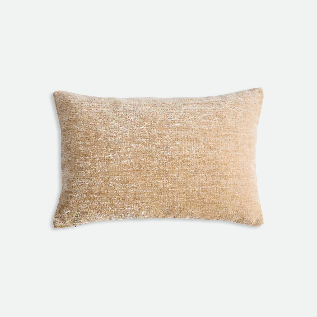 Housse de coussin, en velours texturé, BOCHA beige, LA REDOUTE INTERIEURS