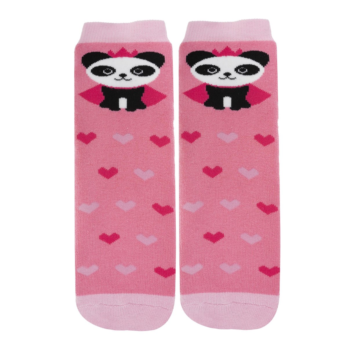 Chaussettes anti-dérapantes coton, picots antidérapants rose, ISOTONER