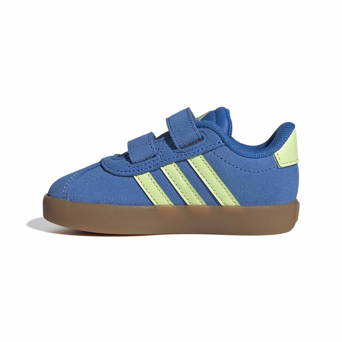 Sneakers in leer VL Court 3.0 blauw/groen, ADIDAS SPORTSWEAR