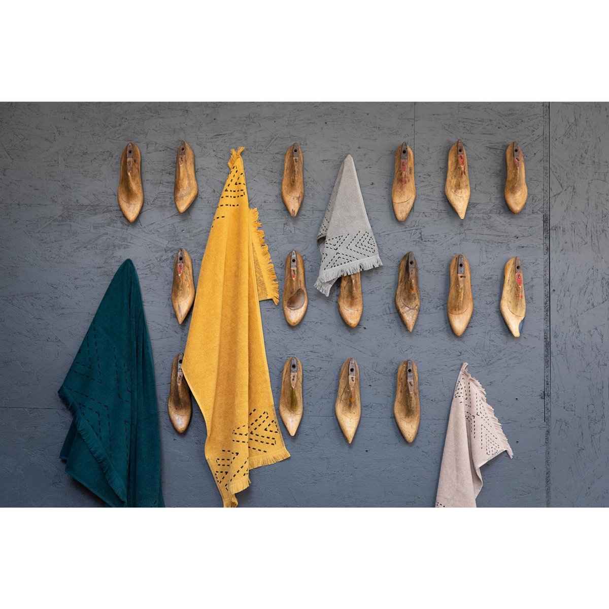 Drap de bain Julia petrole, VIVARAISE