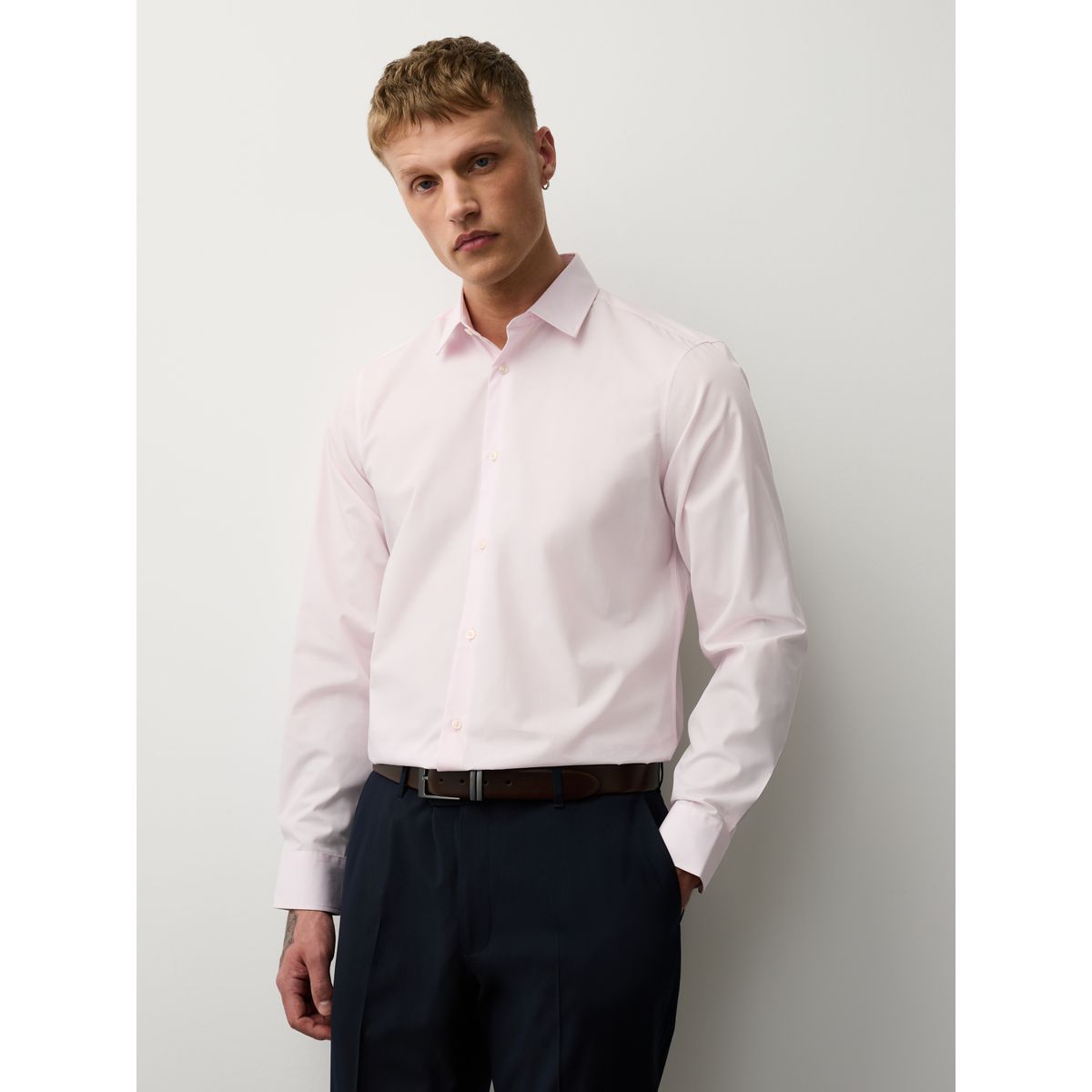 Chemise habillée standard, lot de 2 rose/bleu, NEXT