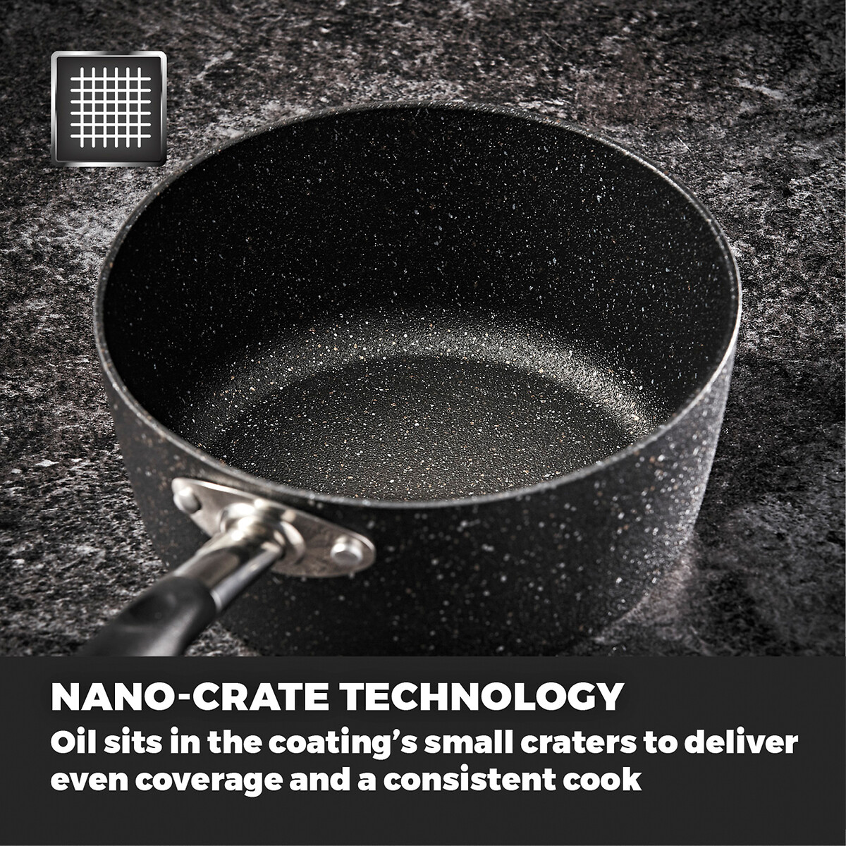5-Piece Precision Pan Set black, TOWER