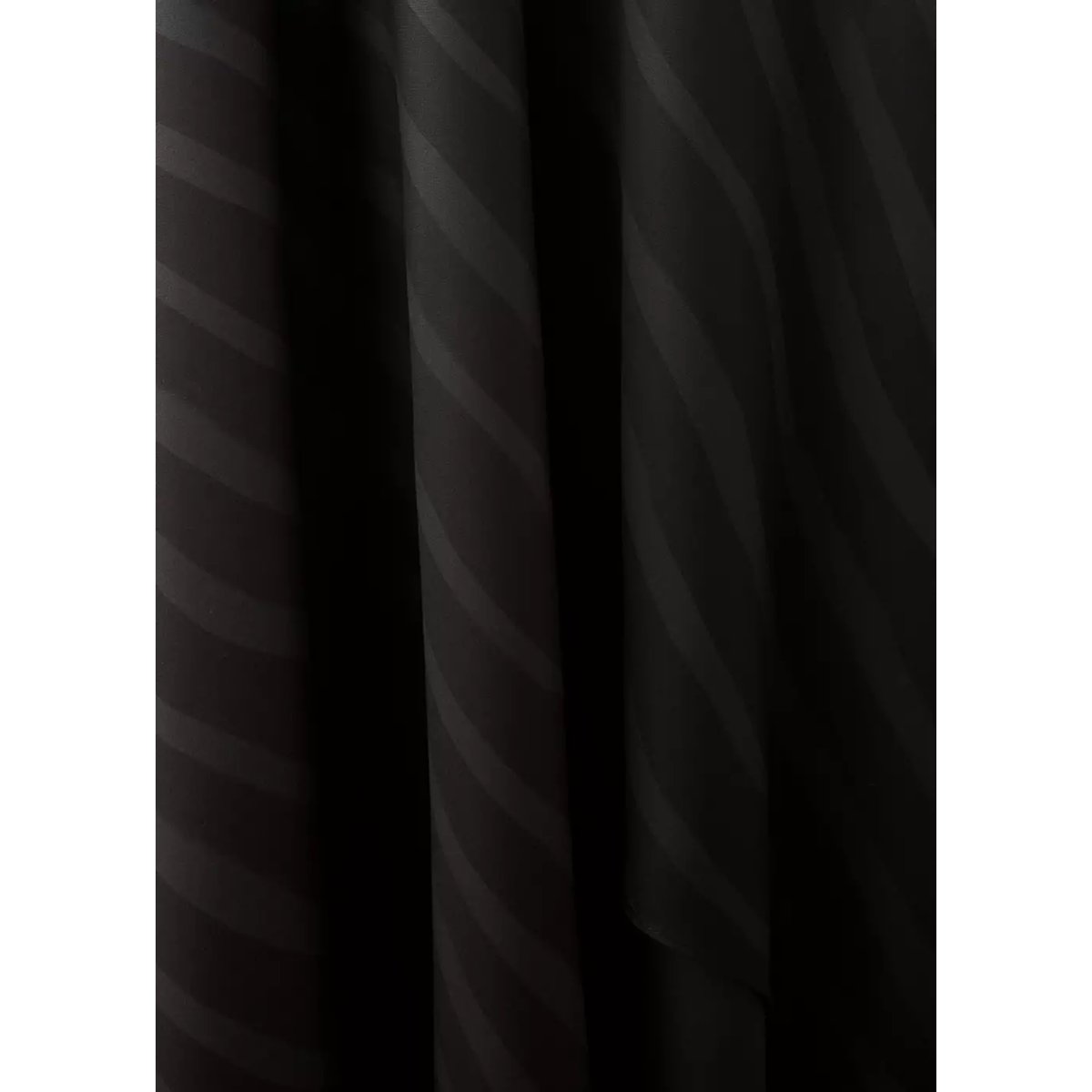 Robe à rayures bas asymétrique gris, MANGO