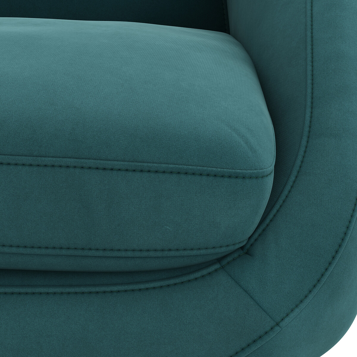 Sofá de 3 plazas, terciopelo, Séméon verde jade, LA REDOUTE INTERIEURS