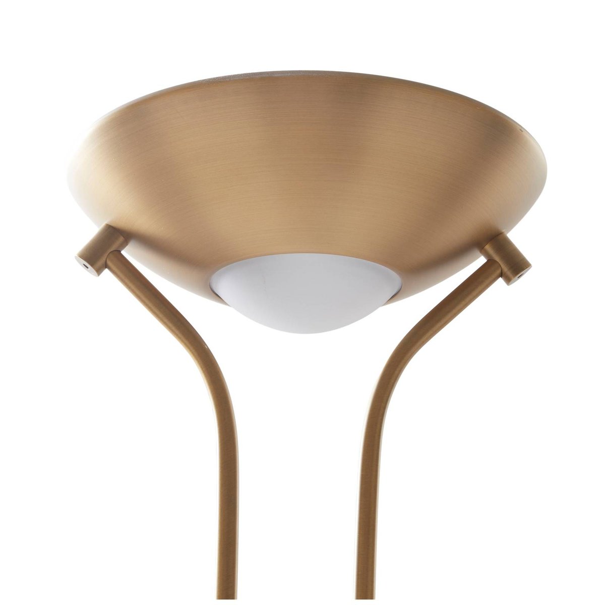 Lampadaire en métal moderneLED, Josefin bronze, blanc givré, LINDBY