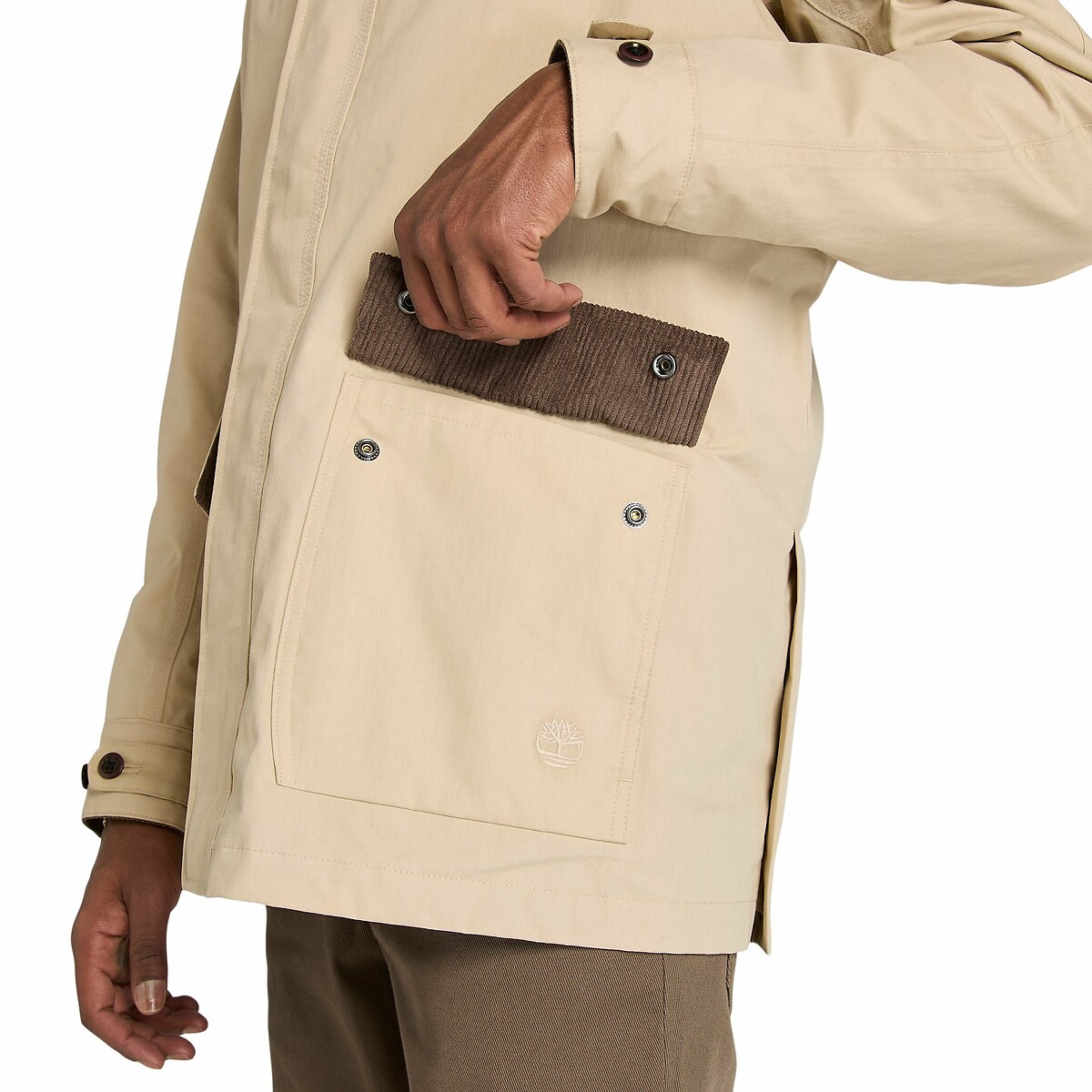 Veste waterproof Barn Jacket beige, TIMBERLAND