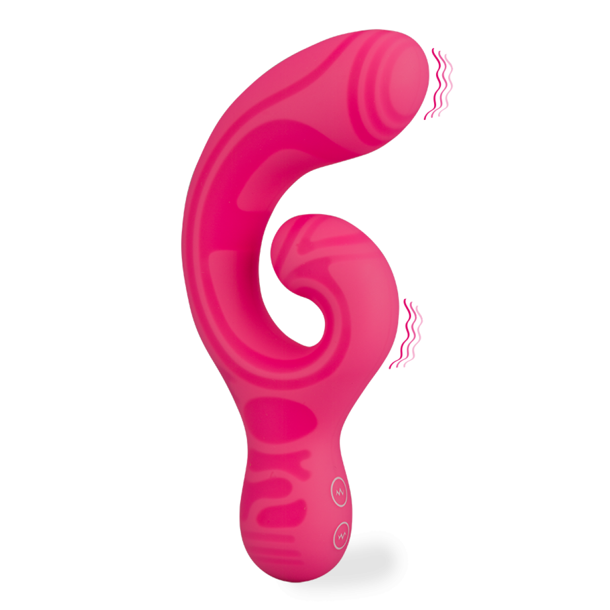 Mini vibromasseur rabbit puissant Papaya rose, LOVE AND VIBES