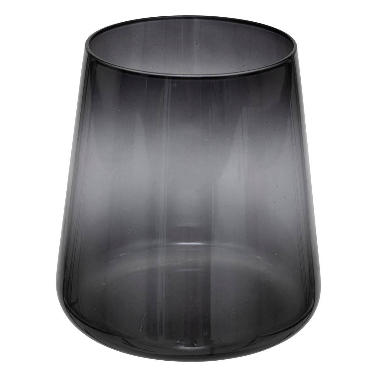 Lot de 6 verres en verre teinté 38 cl INU gris, SECRET DE GOURMET