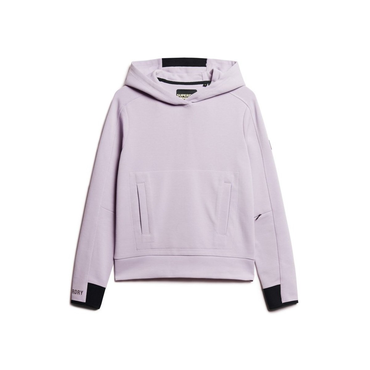 Sweat à capuche décontracté Code Tech violet cosmic sky, SUPERDRY