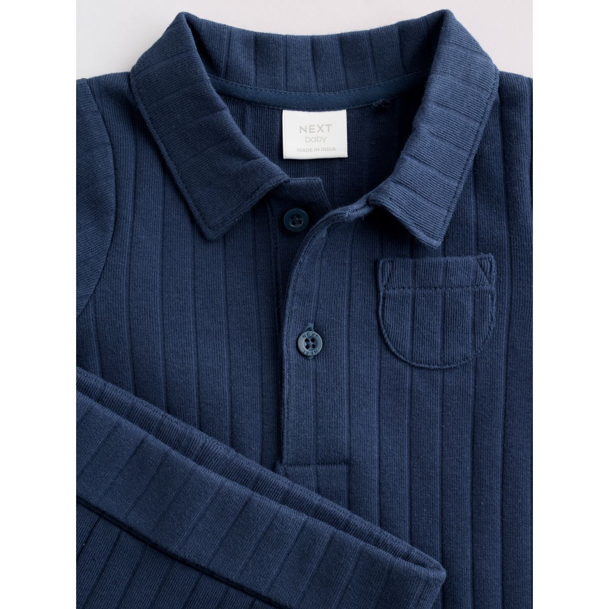 Ensemble polo, body et legging bébé bleu marine, NEXT