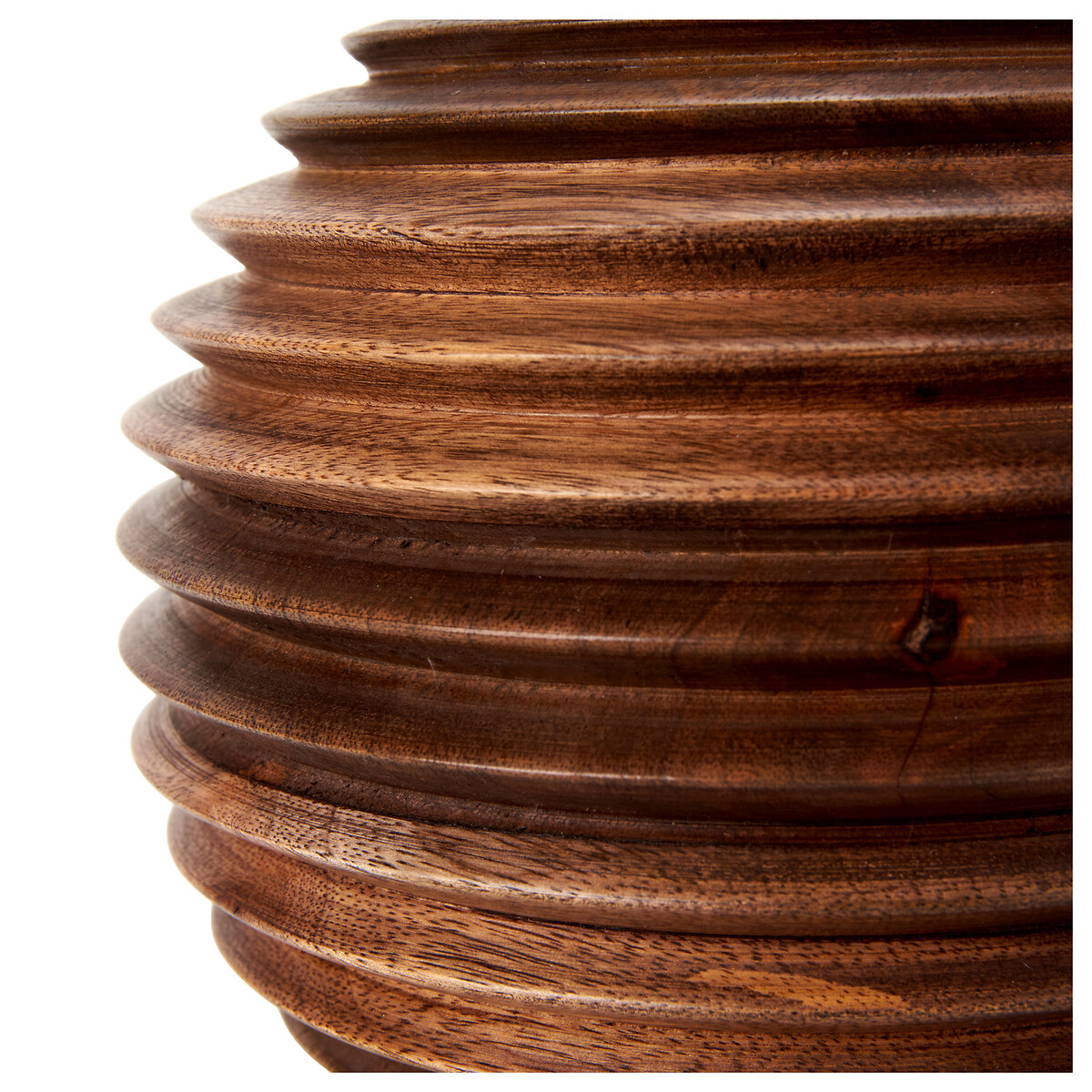 Preslie Turned Wood Table Lamp Base brown, SO'HOME