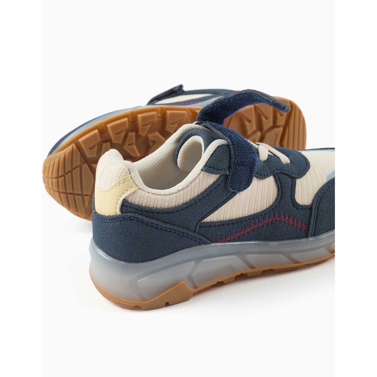 Baskets lumineuses avec semelle antidérapante multicolore, ZIPPY
