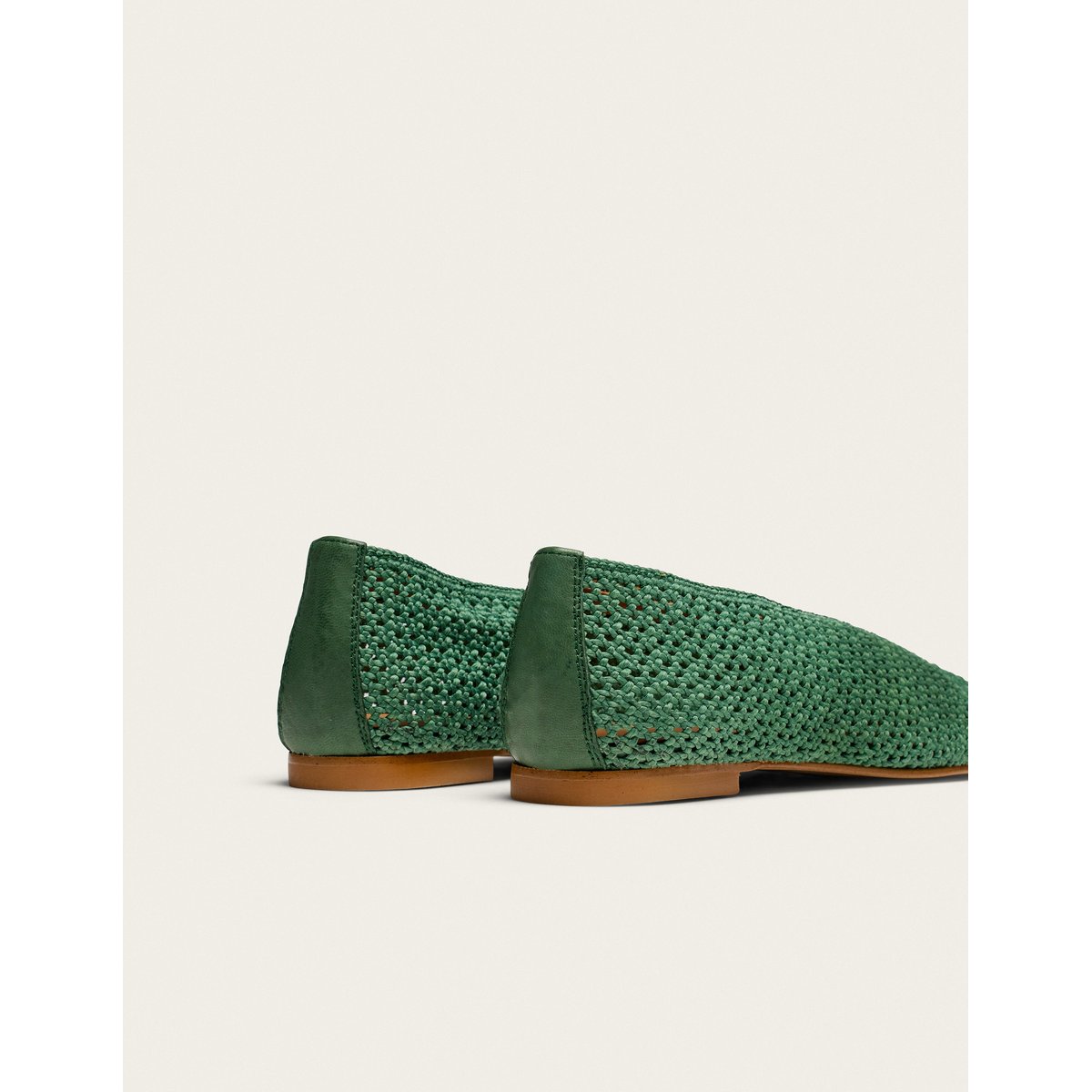 Ballerines MAHI vert, ODAJE