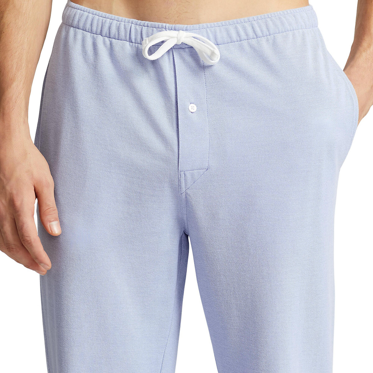 Ensemble de pyjama en coton piqué bleu ciel, POLO RALPH LAUREN